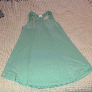 Mint green swim coverup